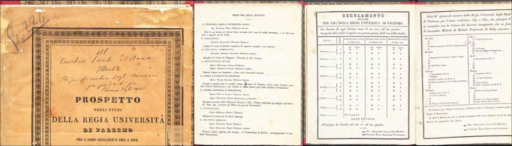 Annuario Accademico dell'Università degli Studi di Palermo (1841-2008)
