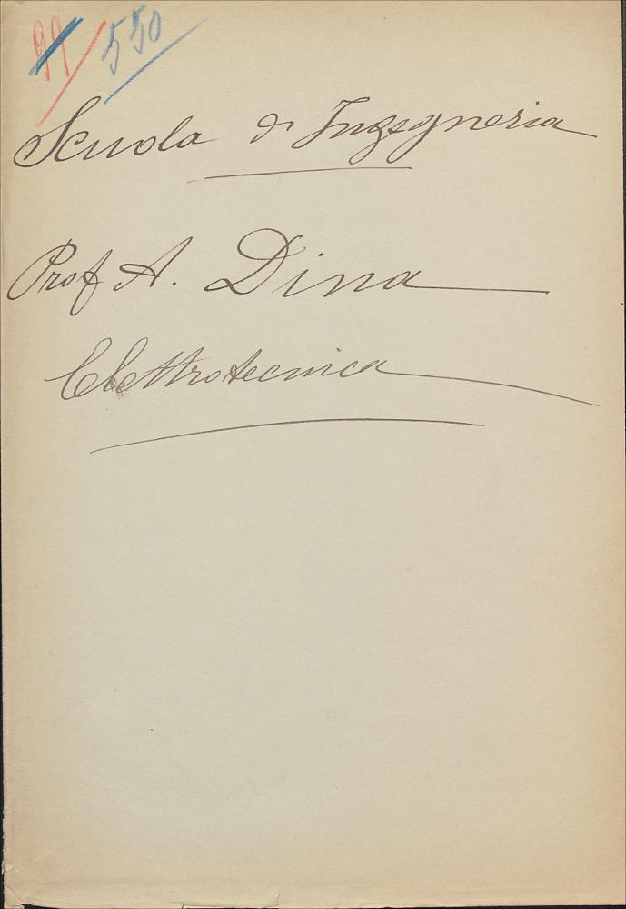 Dina, Alberto - Fascicolo docente